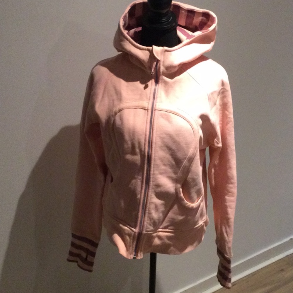 Pink Lululemon Zip Hoodie